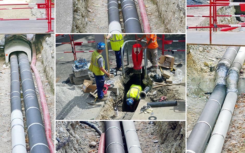 travaux assainissement Jutigny
